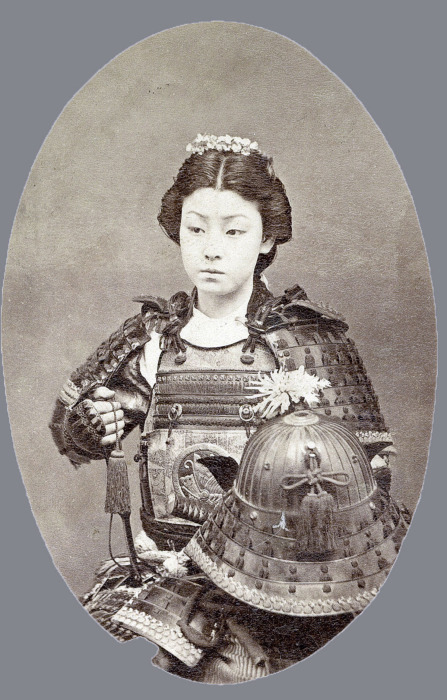 Самураями были не только мужчины, но и женщины, 1860 год.