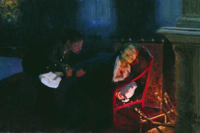 И. Репин. Самосожжение Гоголя, 1909 | Фото: ilya-repin.ru