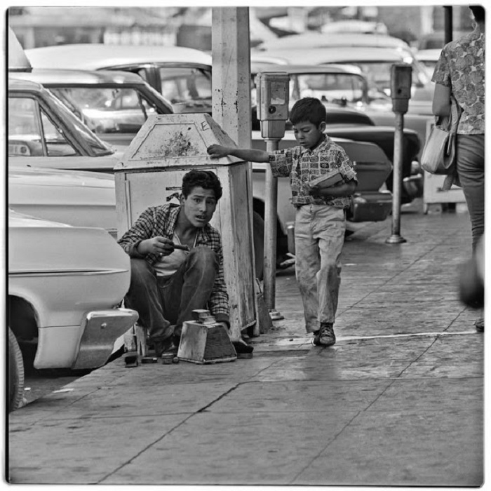 Чистильщики обуви, Тихуана, 1964 год.