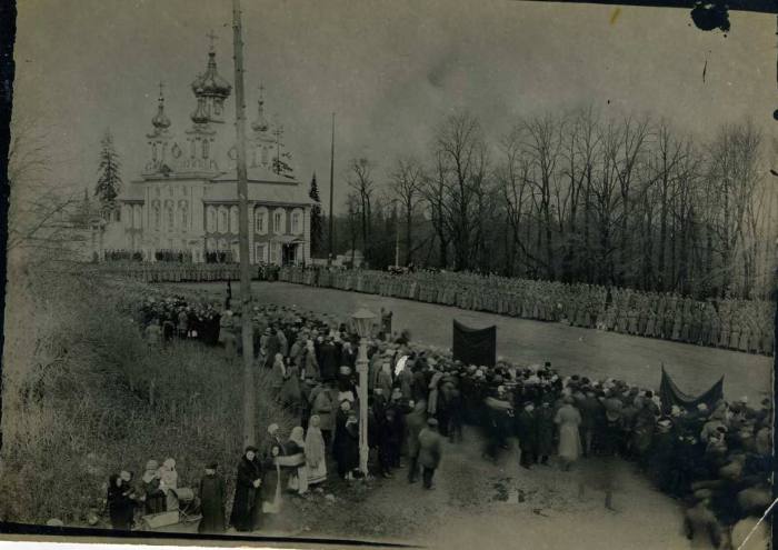 Парад гарнизона. 1 мая 1922 года. 