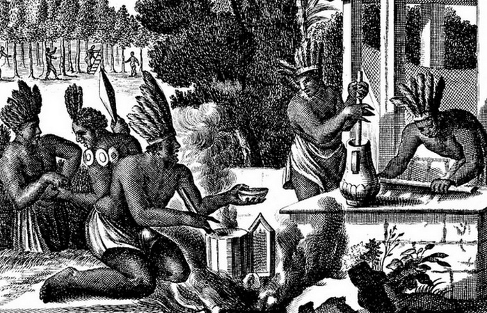 Какао,вода, мед, перец чили, кукурузная мука. | Фото: futura-sciences.com Какао,вода, мед, перец чили, кукурузная мука. | Фото: futura-sciences.com