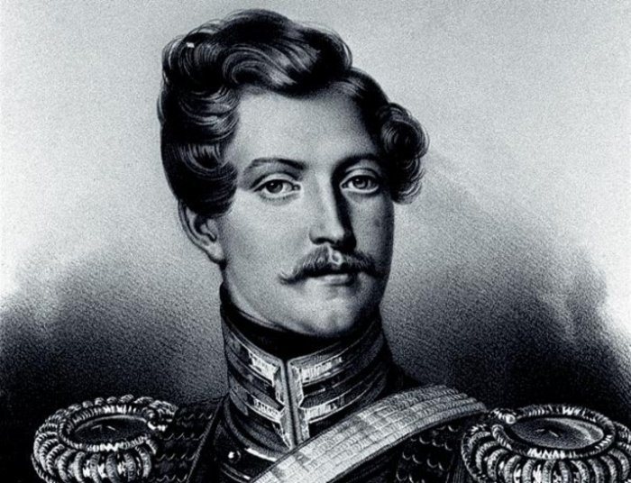 Жорж Шарль де Геккерн Дантес. Фрагмент литографии с портрета работы неизвестного художника, ок. 1830 Жорж Шарль де Геккерн Дантес. Фрагмент литографии с портрета работы неизвестного художника, ок. 1830