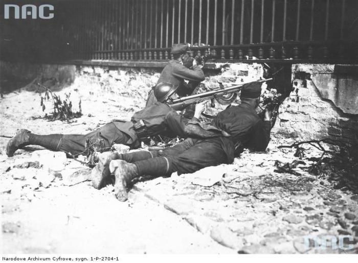 Солдаты отбивают атаку на бельведерский дворец. Солдаты отбивают атаку на бельведерский дворец.