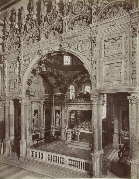 Главная достопримечательность собора Сан-Лоренцо. Главная достопримечательность собора Сан-Лоренцо.