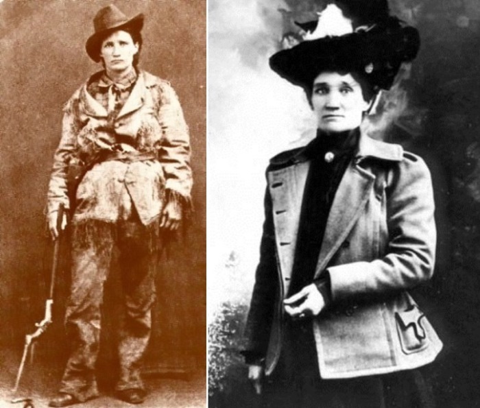 Джейн-катастрофа в мужском облачении и в женском | Фото: retro.cc Джейн-катастрофа в мужском облачении и в женском | Фото: retro.cc