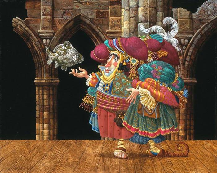 Леви парит каменной рыбкой . Автор: Джеймс С.Кристенсен. Леви парит каменной рыбкой . Автор: Джеймс С.Кристенсен.