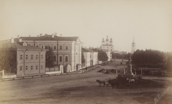 Дом Ломоносова в Архангельской области. Россия, 1887 год. Дом Ломоносова в Архангельской области. Россия, 1887 год.