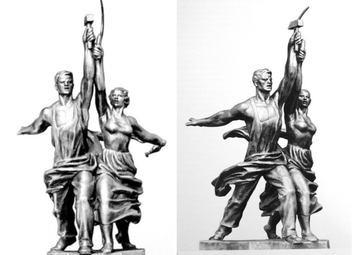 Рабочая модель скульптуры | Фото: vivovoco.ibmh.msk.su