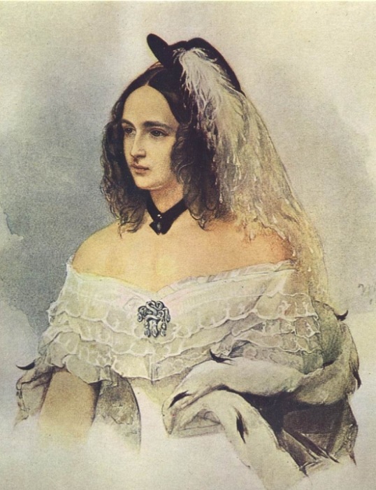 Наталья Николаевна Гончарова. В Гау, 1842-1843 гг. | Фото: ru4.anyfad.com. Наталья Николаевна Гончарова. В Гау, 1842-1843 гг. | Фото: ru4.anyfad.com.
