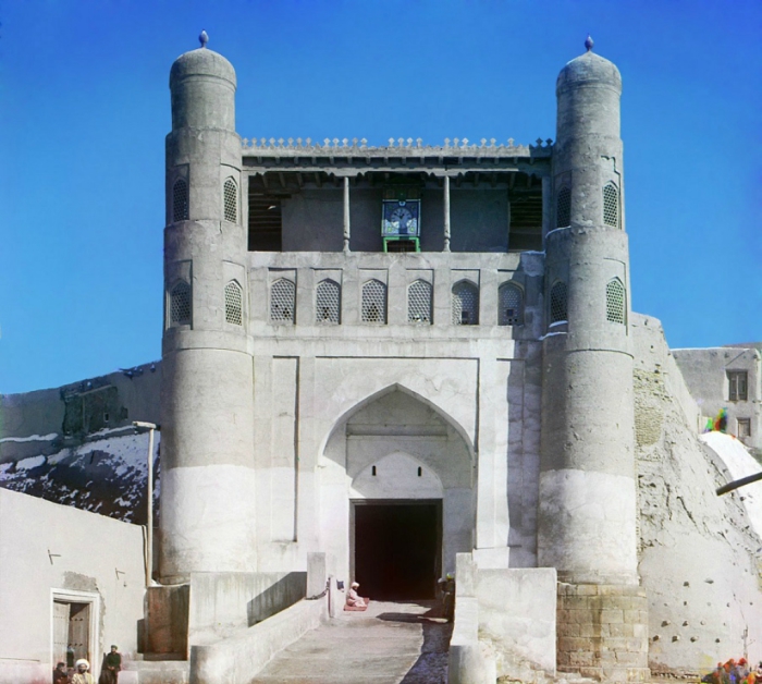 Крепость-цитадель Арк в Бухаре. 1907 год. 