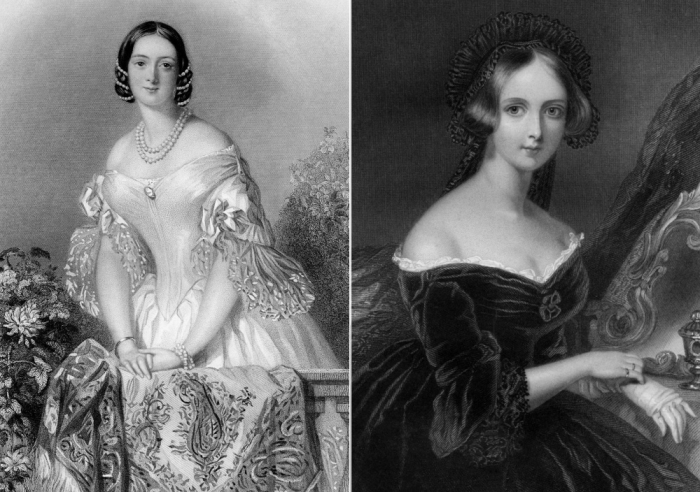 Графиня Завадовская. Автор: А. Шалон. и Графиня Крейвен. Автор: Торбурн P. Графиня Завадовская. Автор: А. Шалон. и Графиня Крейвен. Автор: Торбурн P.