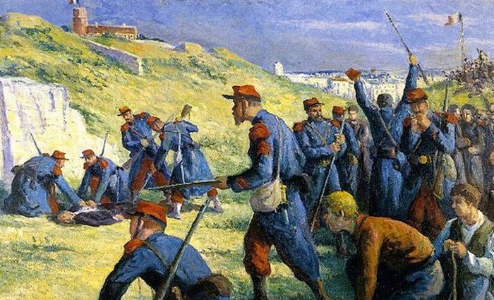 Парижская коммуна - первый в истории пример власти рабочих. Парижская коммуна - первый в истории пример власти рабочих.