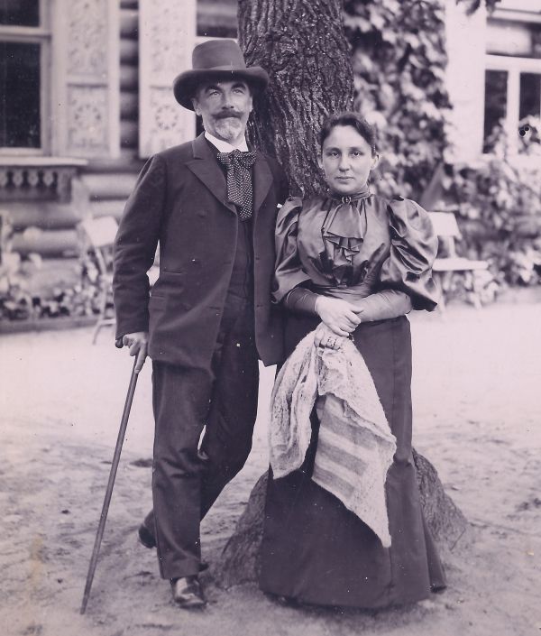 Н.А. Абрикосов, В. Н. Абрикосова/Кандинская