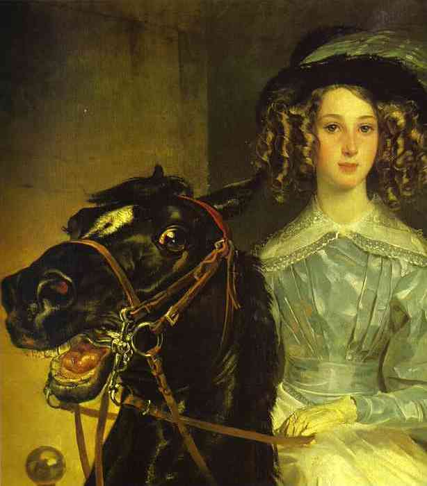 К. Брюллов. Всадница, 1832. Фрагмент | Фото: gallerix.ru К. Брюллов. Всадница, 1832. Фрагмент | Фото: gallerix.ru