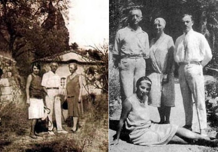 Слева – Галина Кузнецова, Иван Бунин и Вера Муромцева. Справа – Иван Бунин, Марга Степун, Леонид Зуров, Галина Кузнецова (сидит) | Фото: mtdata.ru и liveinternet.ru Слева – Галина Кузнецова, Иван Бунин и Вера Муромцева. Справа – Иван Бунин, Марга Степун, Леонид Зуров, Галина Кузнецова (сидит) | Фото: mtdata.ru и liveinternet.ru