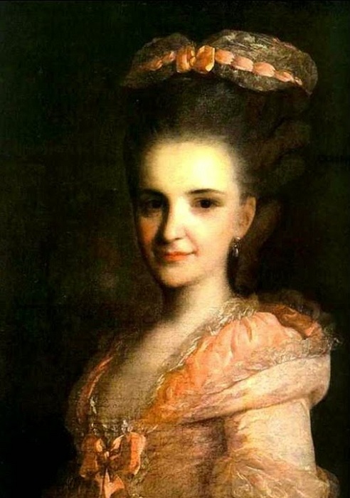 В 1770-х в моде были очень высокие прически. | Фото: storyfiles.blogspot.com. В 1770-х в моде были очень высокие прически. | Фото: storyfiles.blogspot.com.