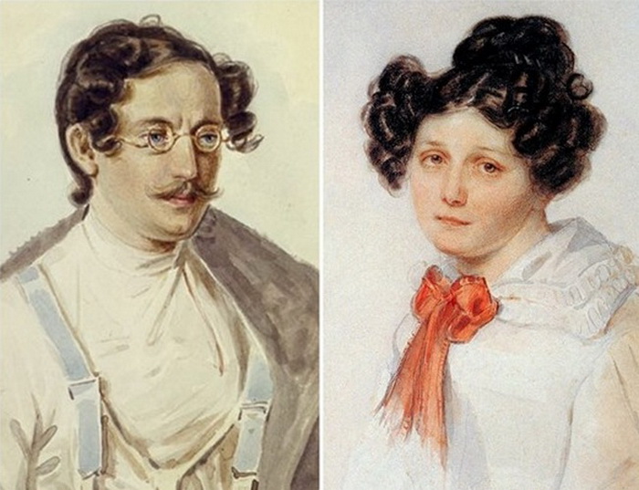 Иван и Прасковья Анненковы (урожденная Полина Гебль) Иван и Прасковья Анненковы (урожденная Полина Гебль)