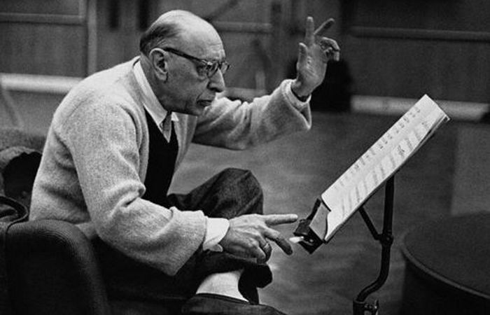 Игорь Стравинский за дирижёрским пультом./фото: diletant.media Игорь Стравинский за дирижёрским пультом./фото: diletant.media