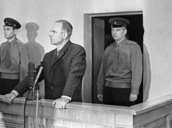 Полковник Пеньковский во время суда