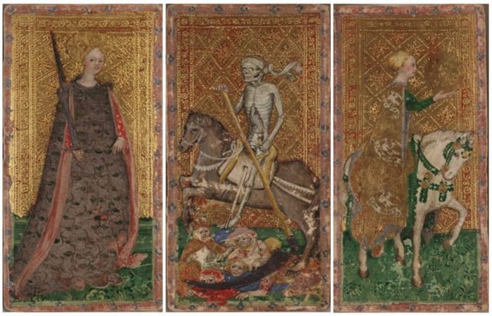 Дама мечей, Смерть, Леди верхом на лошади. / Фото: thevintagenews.com Дама мечей, Смерть, Леди верхом на лошади. / Фото: thevintagenews.com