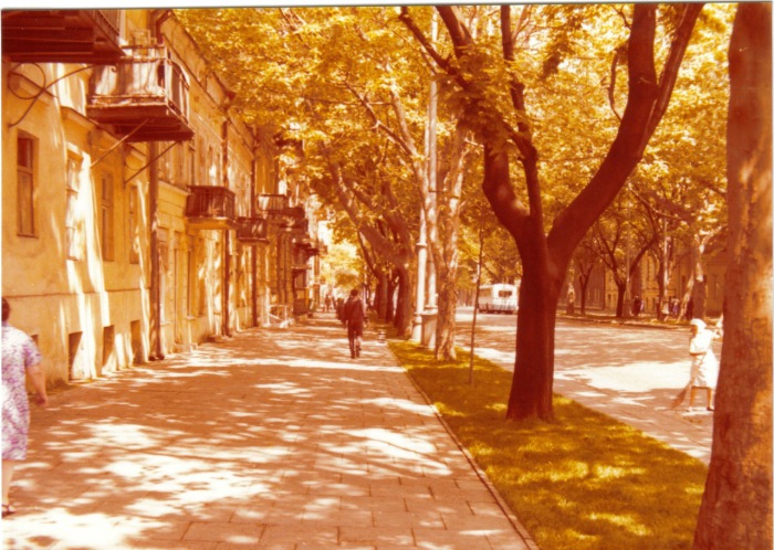 Улица Пушкинская. СССР, Одесса, 1976 год. Улица Пушкинская. СССР, Одесса, 1976 год.