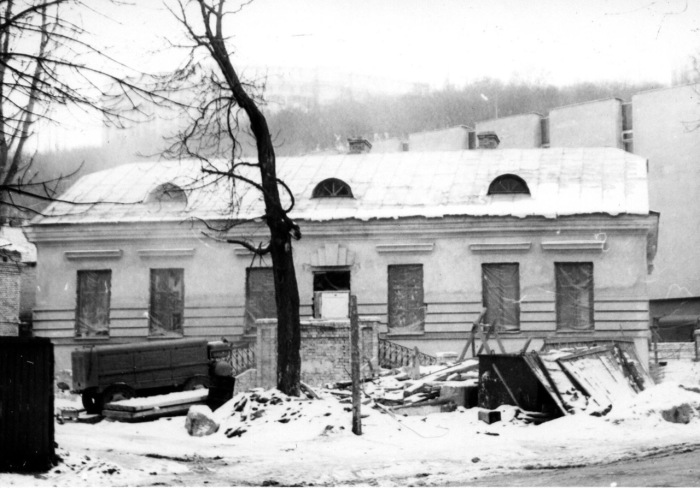Зима на улице Сагайдачного. Киев, 1980 год. Зима на улице Сагайдачного. Киев, 1980 год.