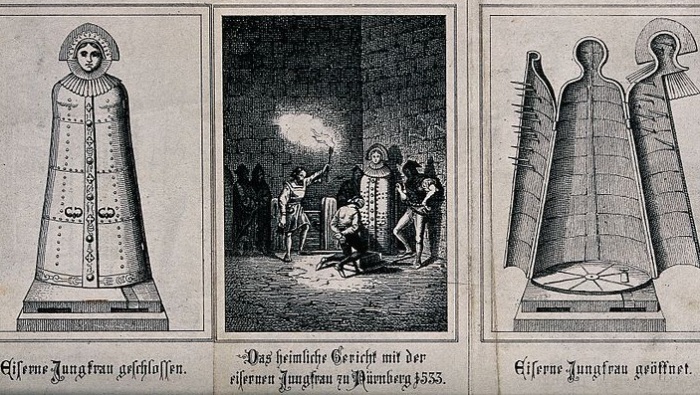 Верхушку каждого железного саркофага венчал лик Девы Марии. | Фото: commons.wikimedia.org. Верхушку каждого железного саркофага венчал лик Девы Марии. | Фото: commons.wikimedia.org.