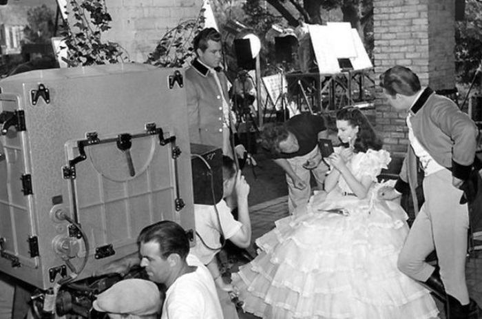 Во время съемок фильма *Унесенные ветром* | Фото: liveinternet.ru Во время съемок фильма *Унесенные ветром* | Фото: liveinternet.ru