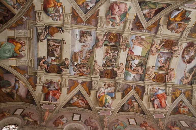 потолок сикстинской капеллы