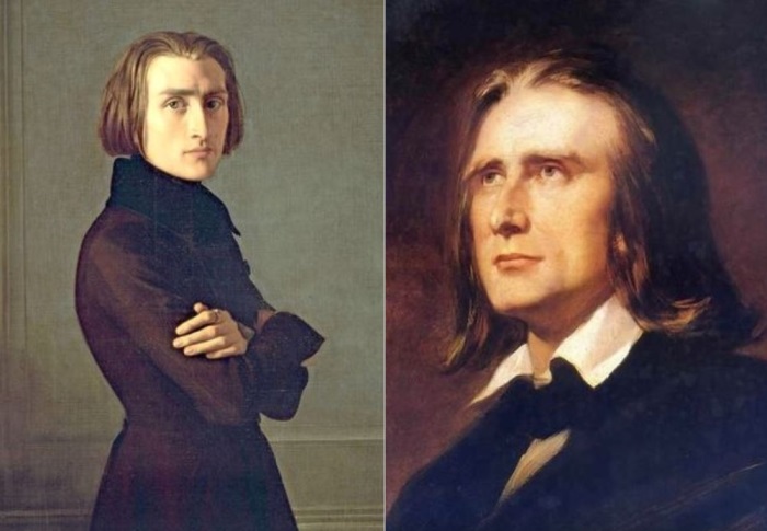 Слева – А. Леманн. Портрет Ференца Листа, 1839. Справа – В. фон Каульбах. Ференц Лист, 1856 | Фото: territa.ru и liveinternet.ru Слева – А. Леманн. Портрет Ференца Листа, 1839. Справа – В. фон Каульбах. Ференц Лист, 1856 | Фото: territa.ru и liveinternet.ru