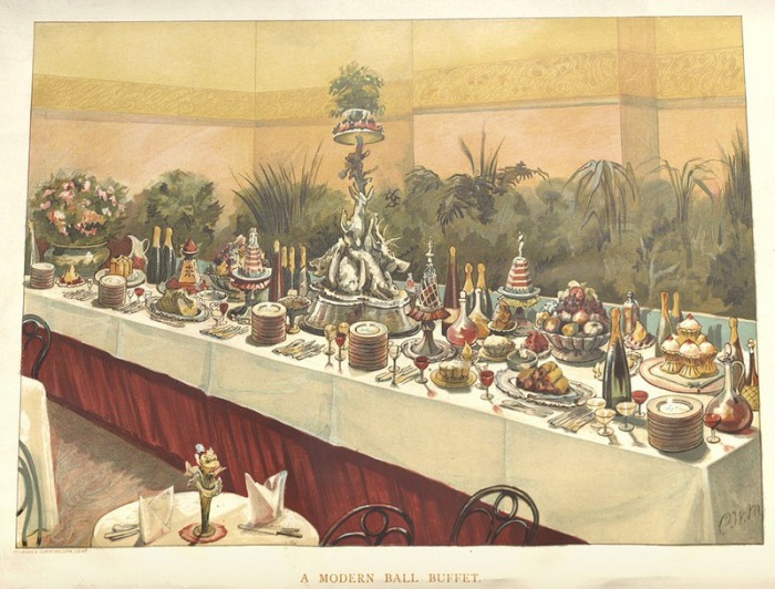 «Современный шведский стол». | Фото: nyamcenterforhistory.org. «Современный шведский стол». | Фото: nyamcenterforhistory.org.