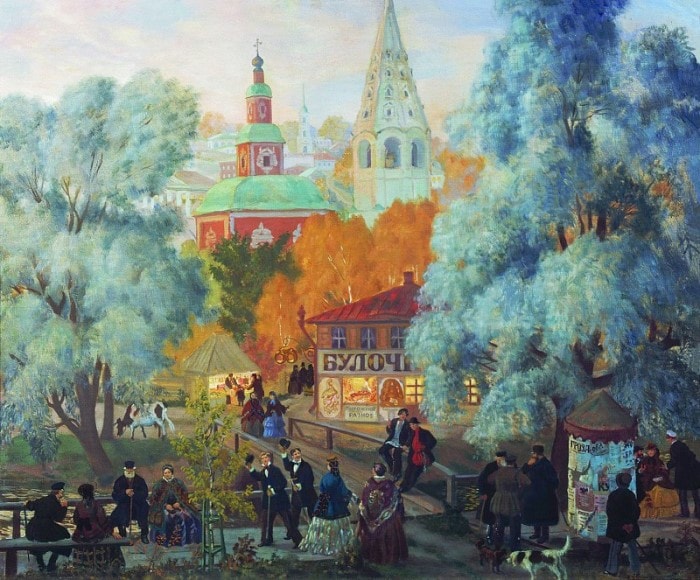 Б. Кустодиев. Провинция, 1919 | Фото: gallerix.ru