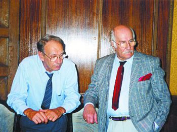 С Алексеем Баталовым. 1998