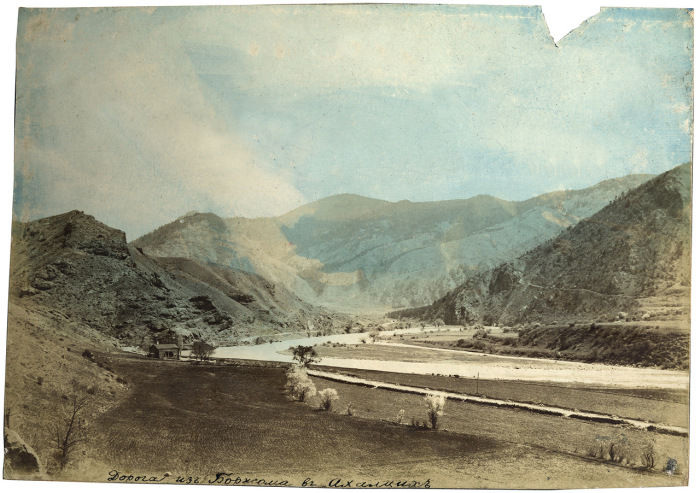 Дорога из Боржома в Ахалцих в 1897 году. Дорога из Боржома в Ахалцих в 1897 году.