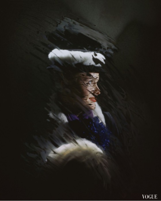 Модель из журнала Vogue за декабрь 1944 года. Модель из журнала Vogue за декабрь 1944 года.