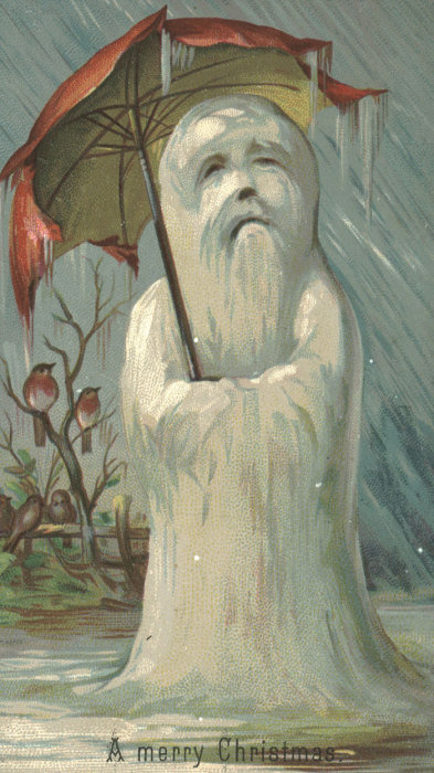 Замерзший ночной гость весь в сосульках стоит и мокнет под дождем. Замерзший ночной гость весь в сосульках стоит и мокнет под дождем.