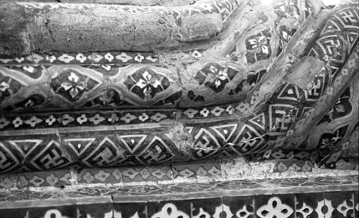 Рисунки, которыми часто украшали здания. СССР, Узбекистан, Самарканд, 1984 год. Рисунки, которыми часто украшали здания. СССР, Узбекистан, Самарканд, 1984 год.