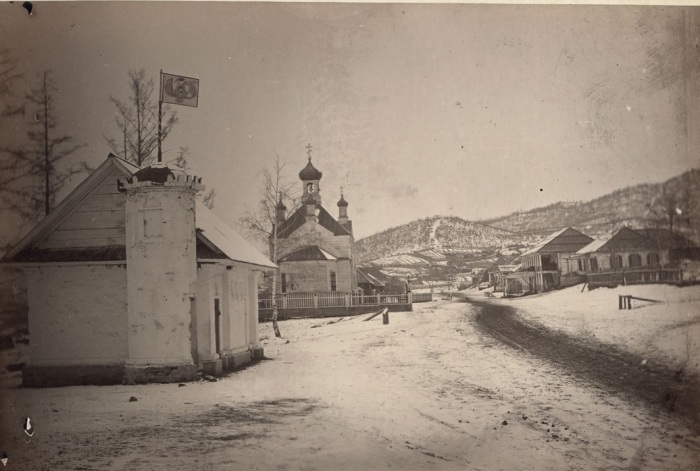Вид одного из сел под Иркутском. Вид одного из сел под Иркутском.
