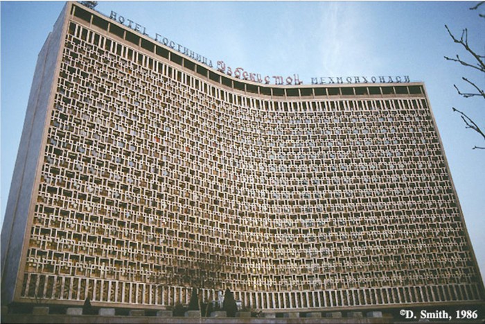  Гостиница Узбекистан. СССР, Ташкент, 1988 год.