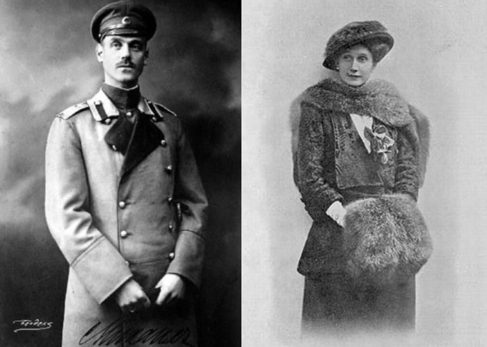 Великий князь Михаил Александрович и Наталья Сергеевна Брасова | Фото: radikal.ru и liveinternet.ru