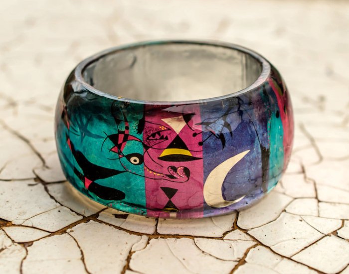 Оригинальный браслет по мотивам творчества Жоана Миро Оригинальный браслет по мотивам творчества Жоана Миро