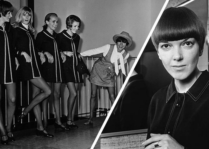 Создательница мини-юбки Сєри Квант и ее модели Создательница мини-юбки Сєри Квант и ее модели