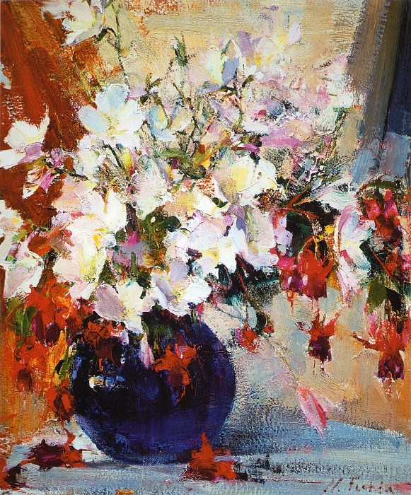 Николай Фешин. Фуксии Николай Фешин. Фуксии