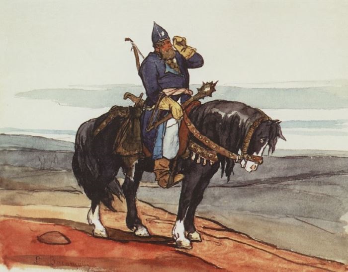 В. Васнецов. Богатырь, 1870 | Фото: muzei-mira.com В. Васнецов. Богатырь, 1870 | Фото: muzei-mira.com