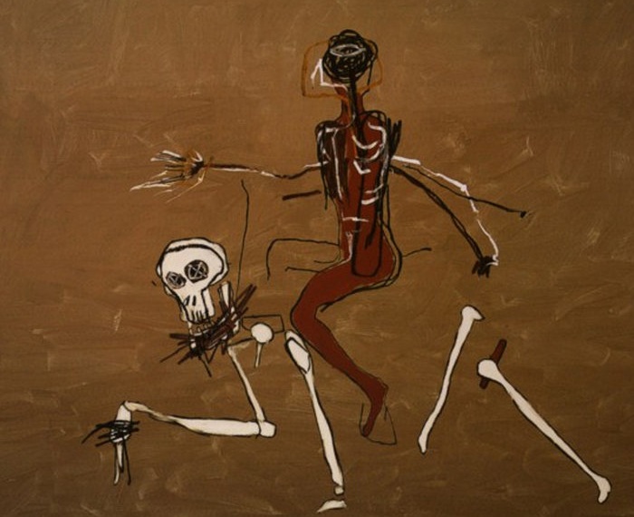 Верхом на смерти. Жан-Мишель Баския, 1988 г. | Фото: f4.bcbits.com. Верхом на смерти. Жан-Мишель Баския, 1988 г. | Фото: f4.bcbits.com.