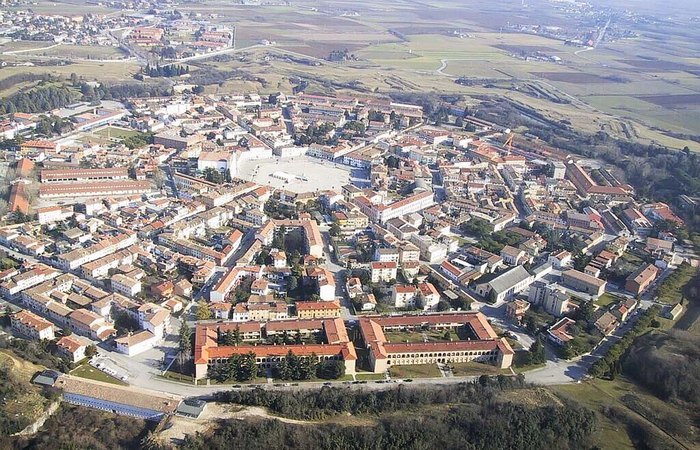 Город Пальманова на севере Италии. Город Пальманова на севере Италии.