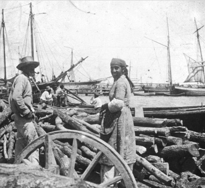 Порт на Южном берегу Крыма.