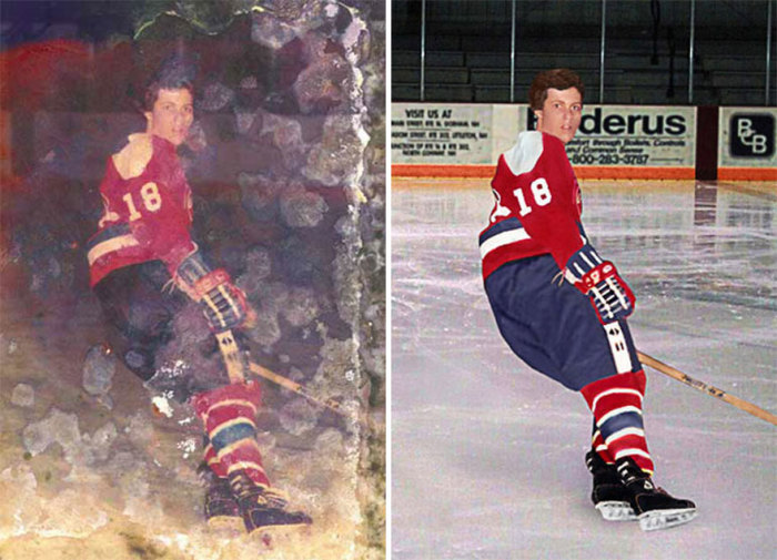 Порой приходится восстанавливать и не такие уж старые фотографии. Порой приходится восстанавливать и не такие уж старые фотографии.