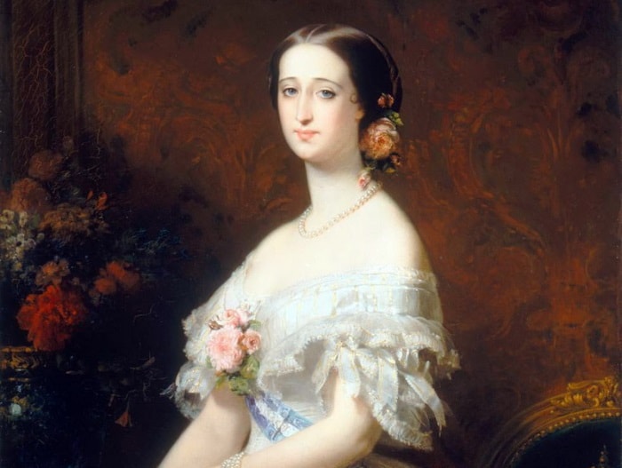 Л.-Э. Дюбюф. Портрет императрицы Евгении, 1854. Фрагмент | Фото: subscribe.ru Л.-Э. Дюбюф. Портрет императрицы Евгении, 1854. Фрагмент | Фото: subscribe.ru