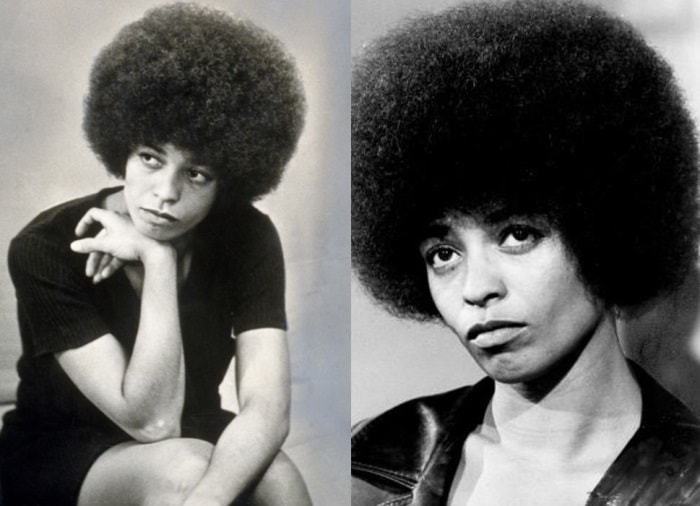 Символ свободы Анджела Дэвис | Фото: ilpost.it и latinoweeklyreview.com